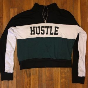Rue21 Cropped Hustle Sweatshirt